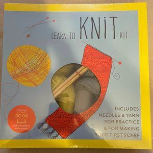 Learn to Knit Kit: Includes Needles and Yarn for Practice
